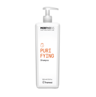 Шампунь для жирної шкіри голови ніжно очищує та заспокоює Morphosis Purifying Shampoo New 1000 ml